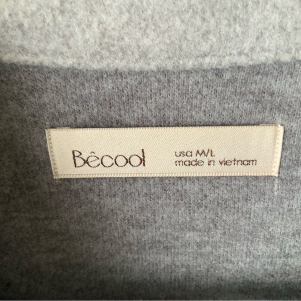 BE COOL Button-Up Jacket Shacket The Madeline Gra… - image 7